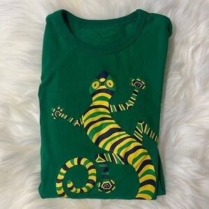 Worn few times - Boys Cotton Salamander Print Long Sleve Shirt 6 Yrs